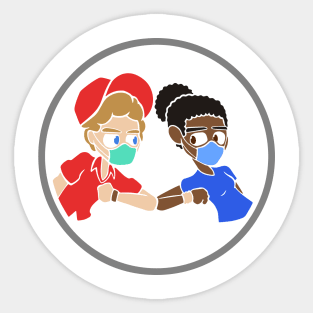 Jeb & Jules (color, transparent) Sticker